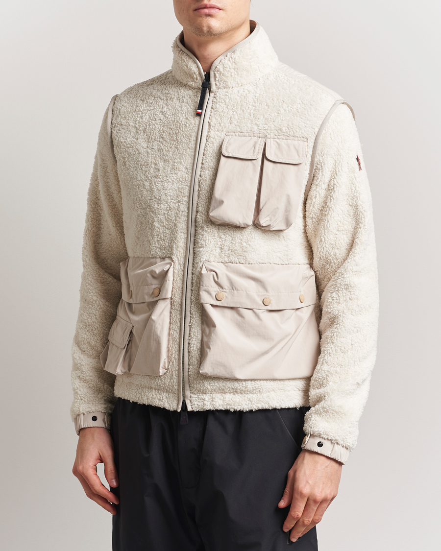 Herre | Gensere | Moncler Grenoble | Zip Up Cardigan Off White