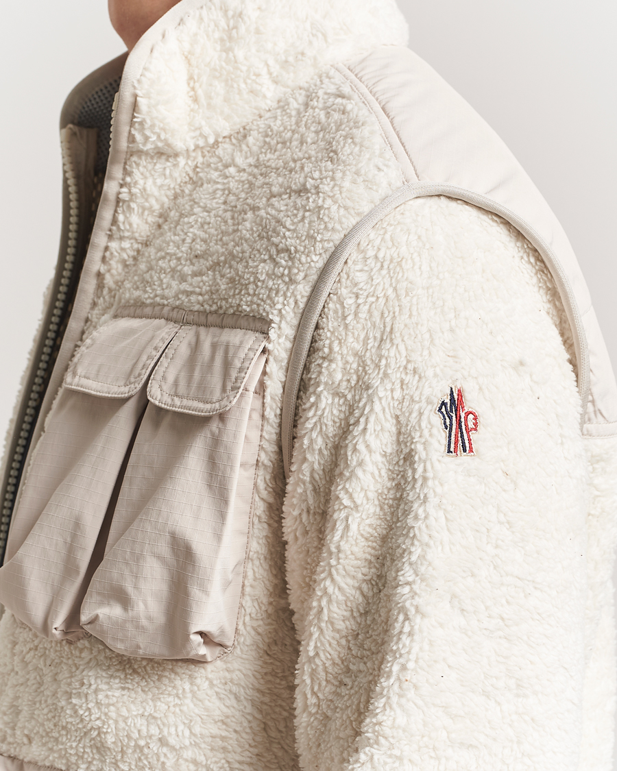 Herre | Gensere | Moncler Grenoble | Zip Up Cardigan Off White