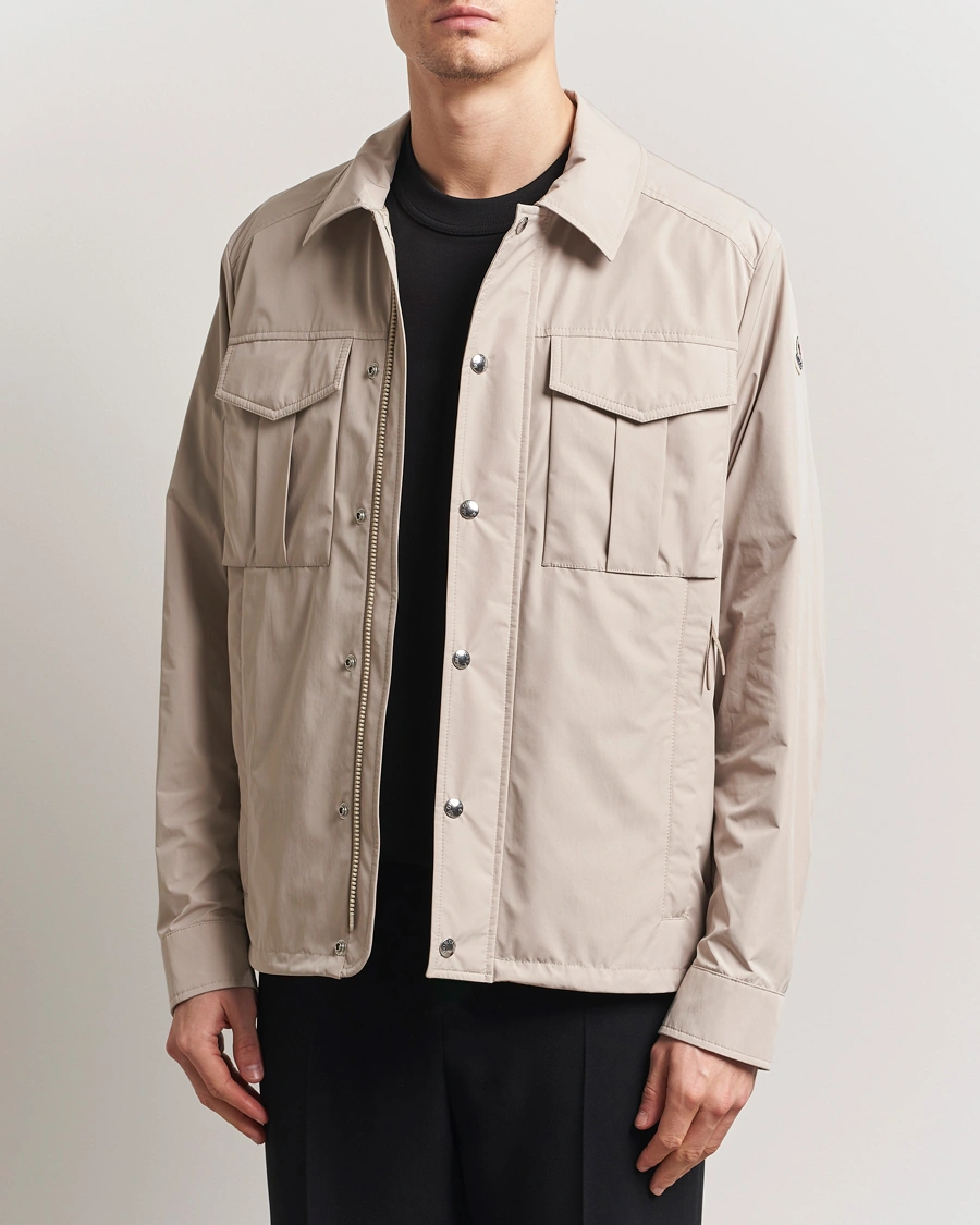 Herre | Jakker | Moncler | Frema Shirt Jacket Light Beige
