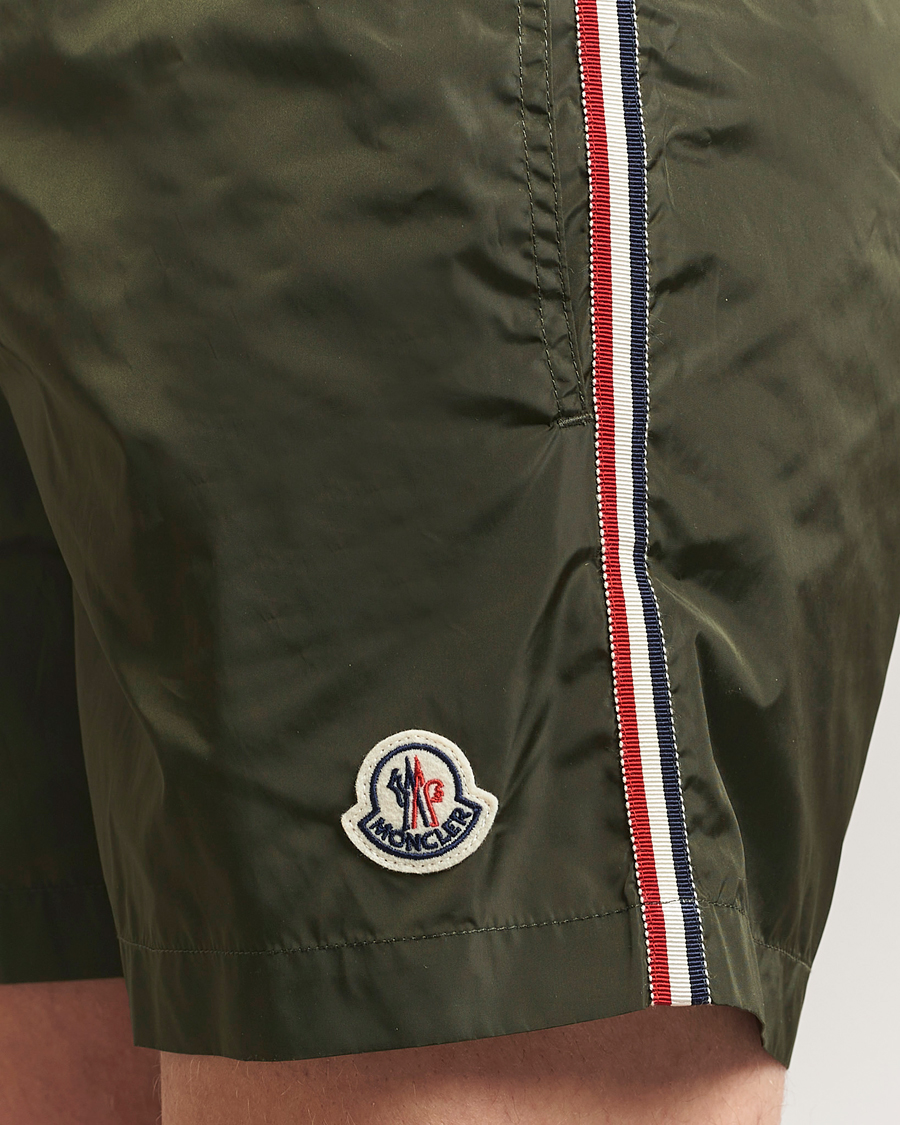 Herre | Badeshorts | Moncler | Nylon Swim Shorts Dark Green