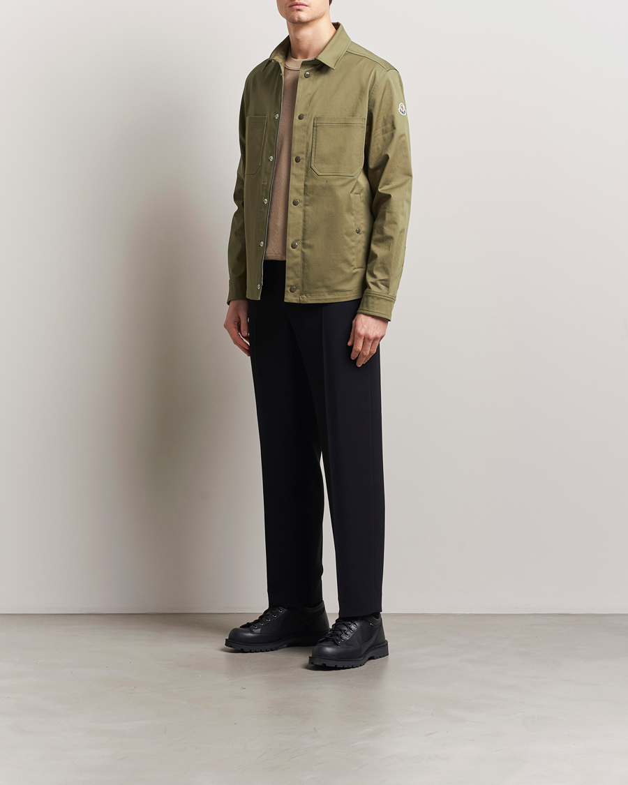 Herre | Skjorter | Moncler | Cotton Overshirt Olive
