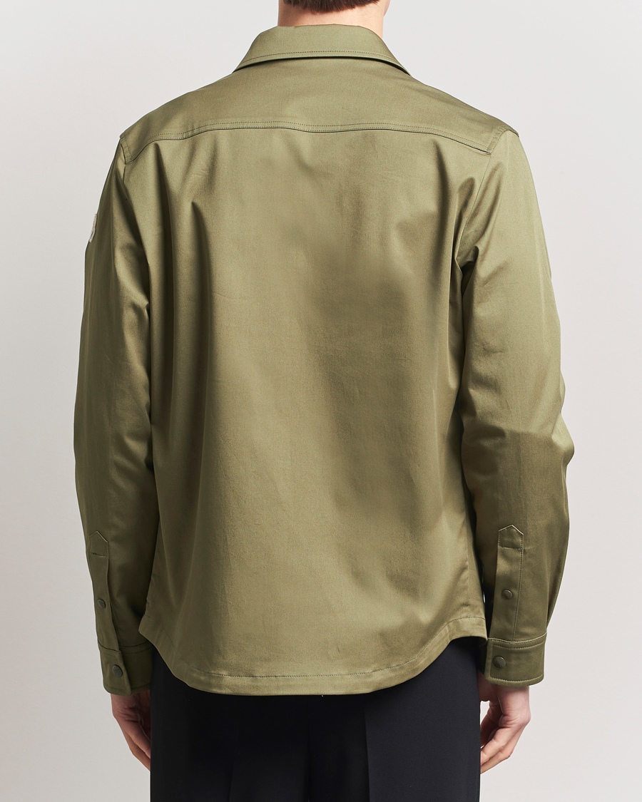 Herre | Skjorter | Moncler | Cotton Overshirt Olive