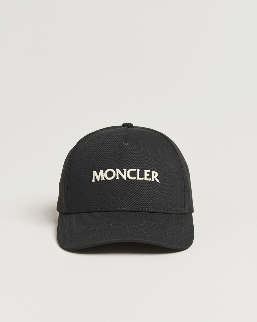 Herre | Hatter og capser | Moncler | Lettering Logo Baseball Cap Black