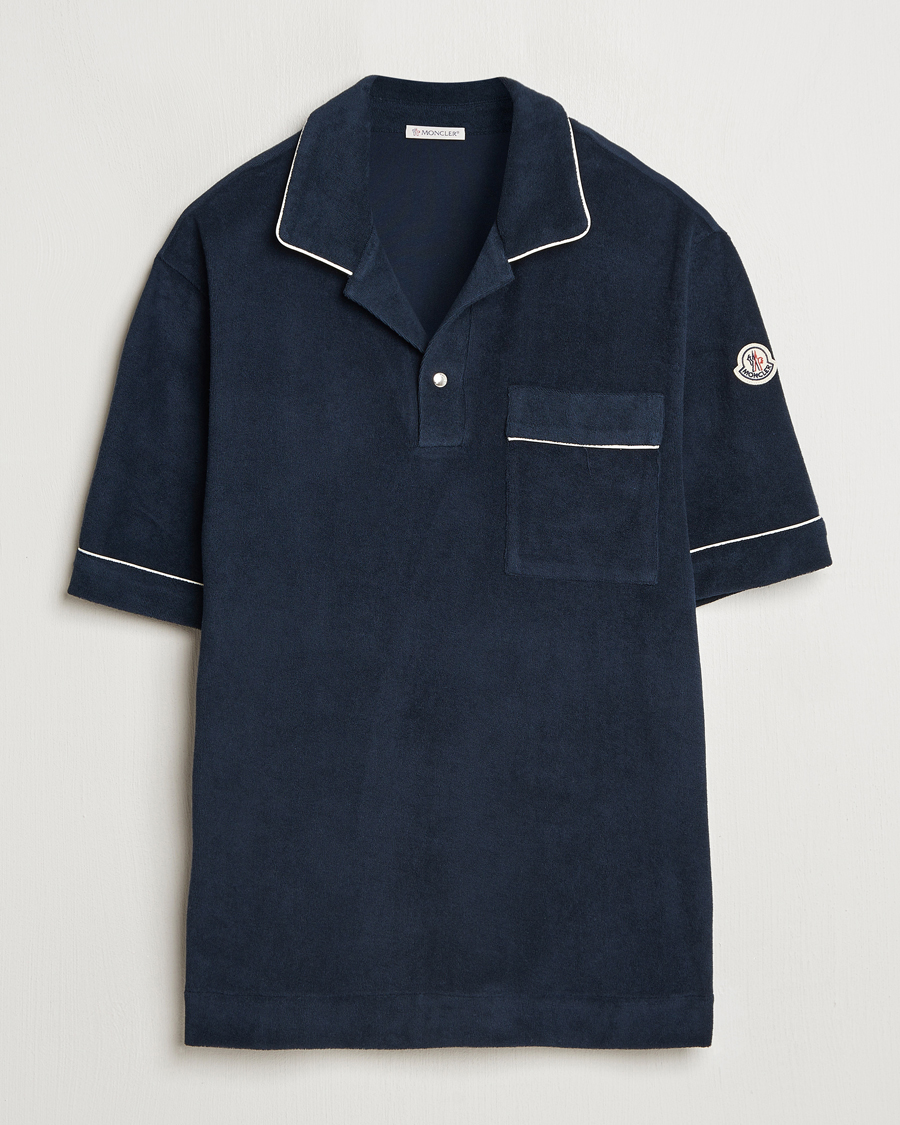 Herre | Skjorter | Moncler | Camp Shirt Navy