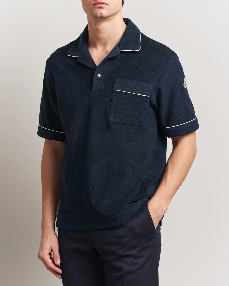 Herre | Skjorter | Moncler | Camp Shirt Navy