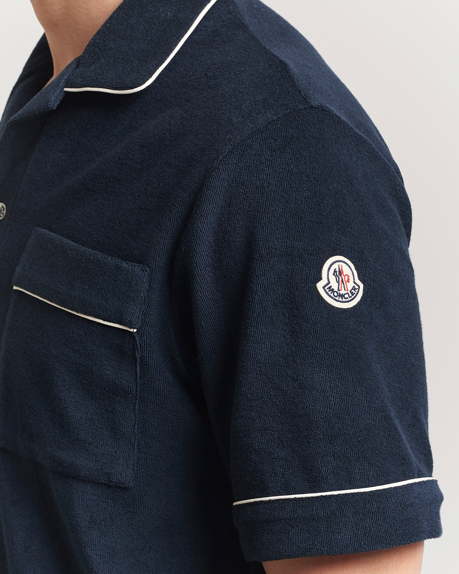 Herre | Skjorter | Moncler | Camp Shirt Navy