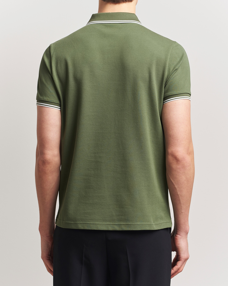 Herre | Pikéer | Moncler | Contrast Rib Polo Dark Green