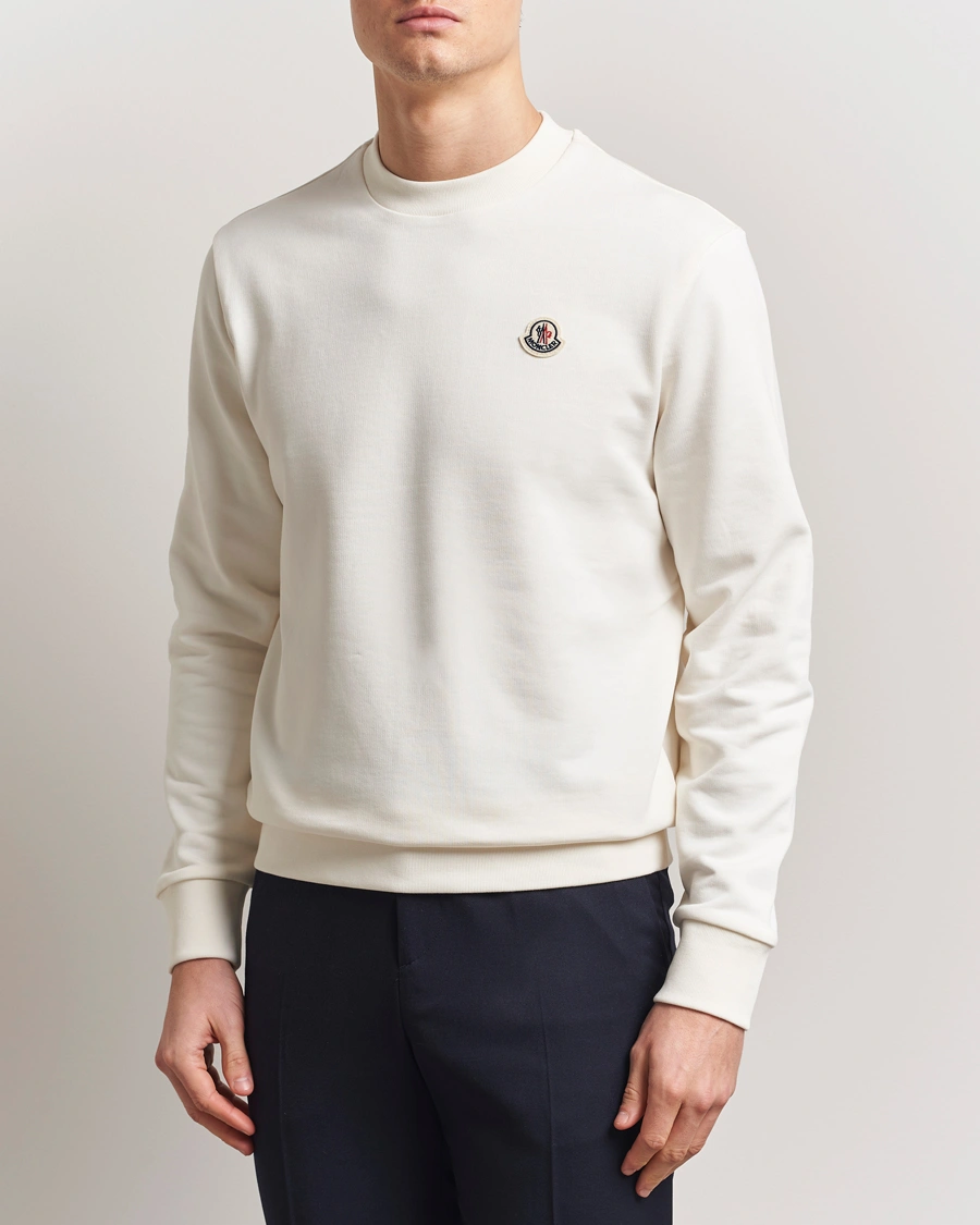 Herre | Gensere | Moncler | Lettering Logo Sweatshirt White