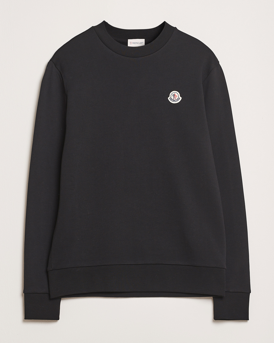 Herre | Gensere | Moncler | Lettering Logo Sweatshirt Black