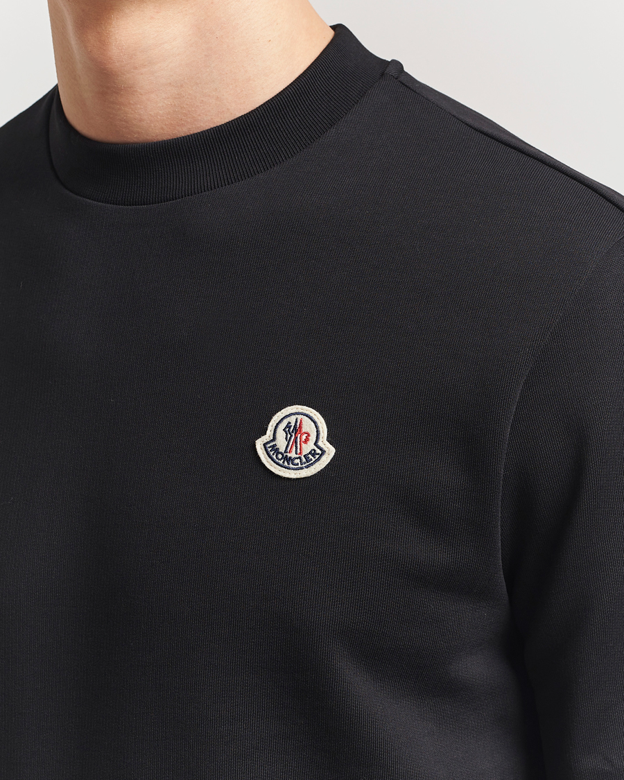 Herre | Gensere | Moncler | Lettering Logo Sweatshirt Black