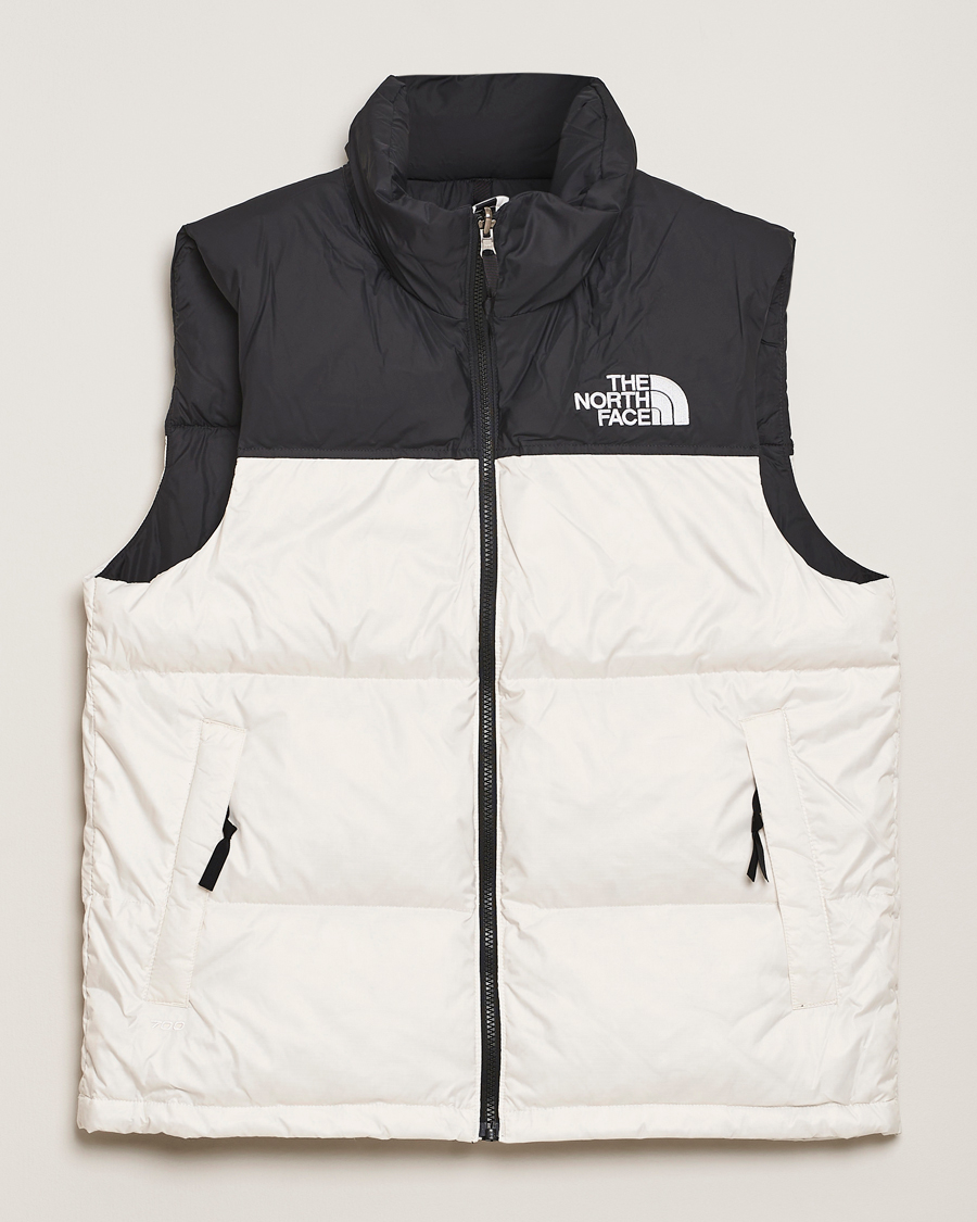 Herre | Vester | The North Face | 1996 Retro Nuptse Vest White Dune/Black
