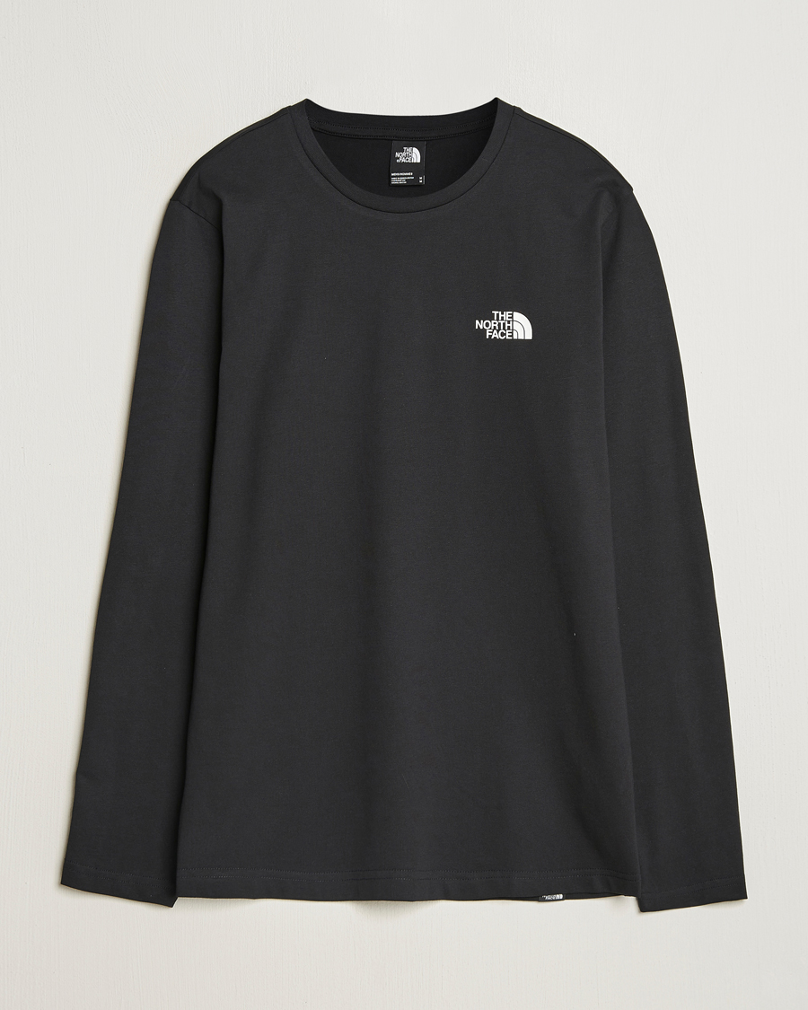 Herre | T-Shirts | The North Face | Simple Dome Long Sleeve T-Shirt Black