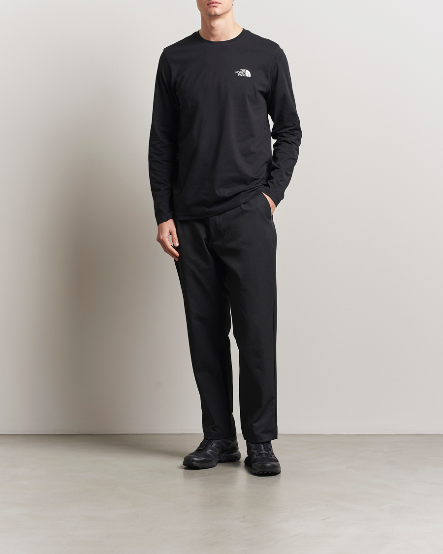 Herre | T-Shirts | The North Face | Simple Dome Long Sleeve T-Shirt Black