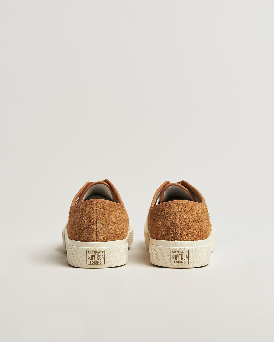Herre | Sneakers | Superga | 2432 Works Hairy Suede Tobacco
