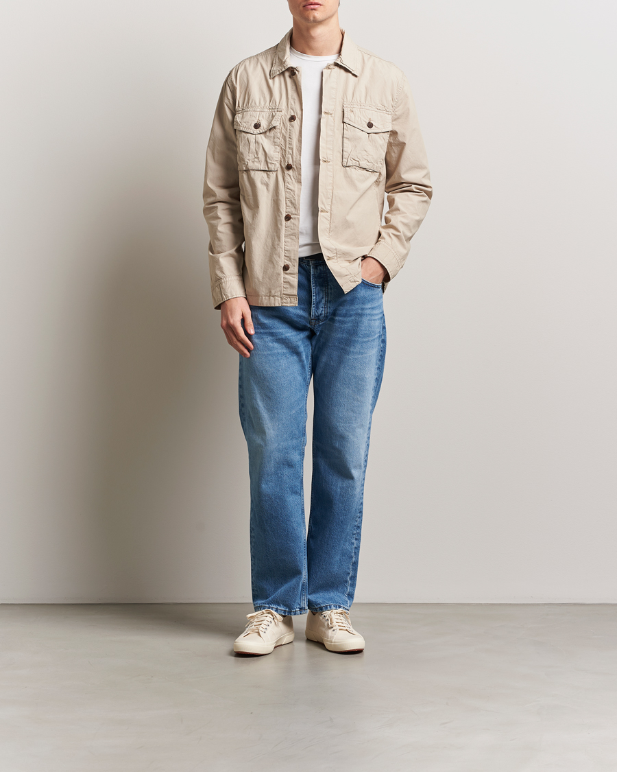 Herre | Skjorter | Morris | Harrison Shirt Jacket Khaki