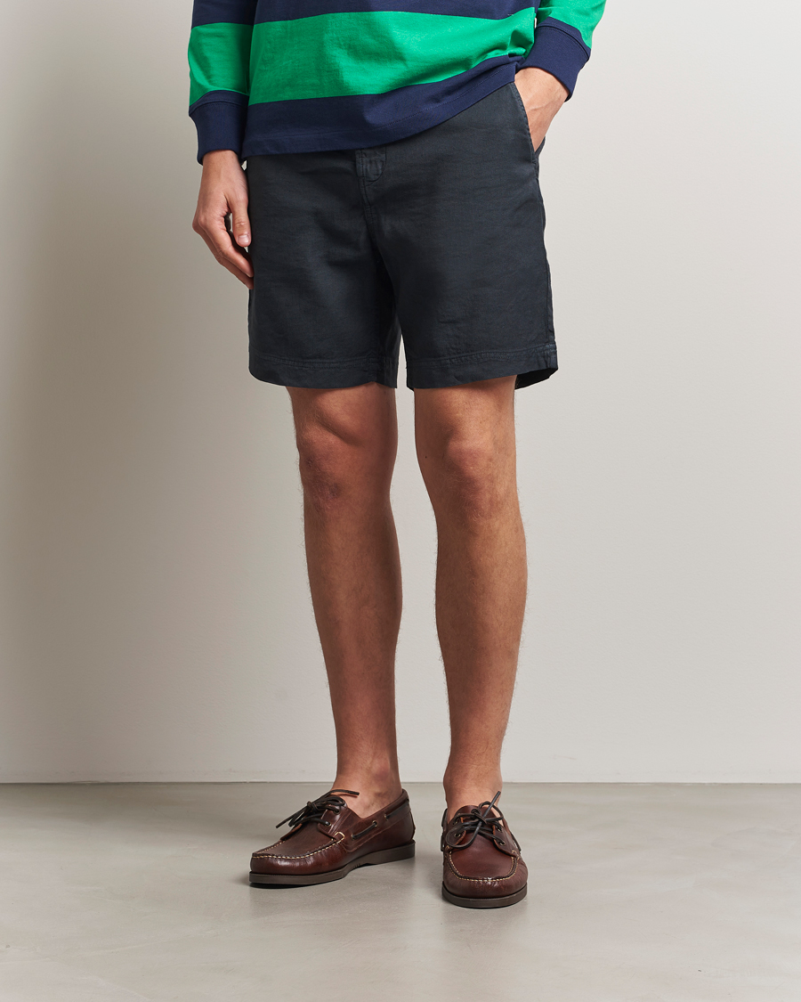 Herre | Shorts | Morris | Fenix Linen/Cotton Shorts Blue