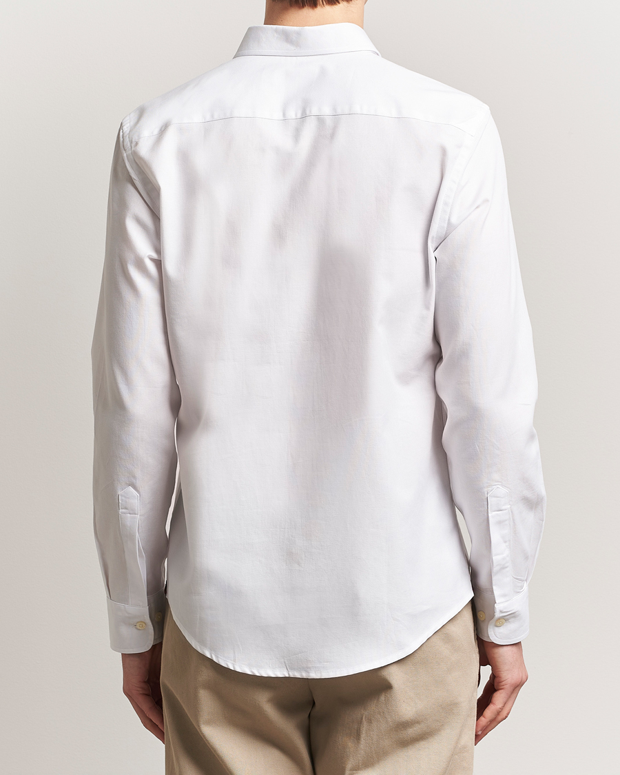 Herre | Skjorter | Morris | Slim Fit Structured Shirt White