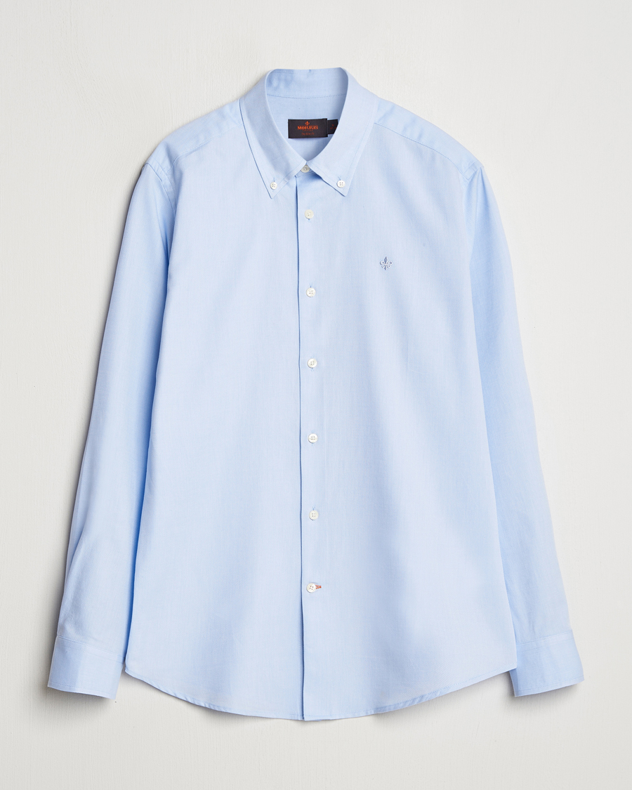 Herre | Skjorter | Morris | Slim Fit Structured Shirt Light Blue
