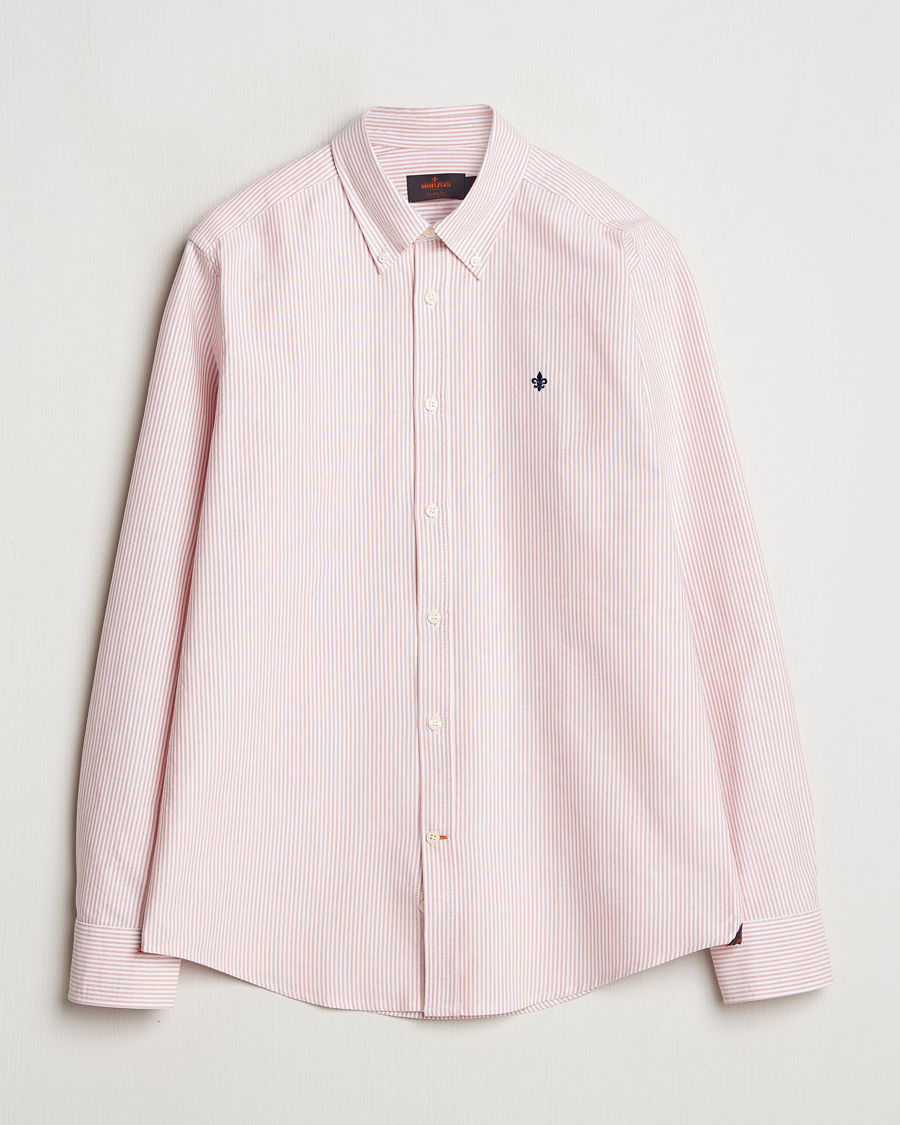 Herre | Skjorter | Morris | Douglas Striped Oxford Orange