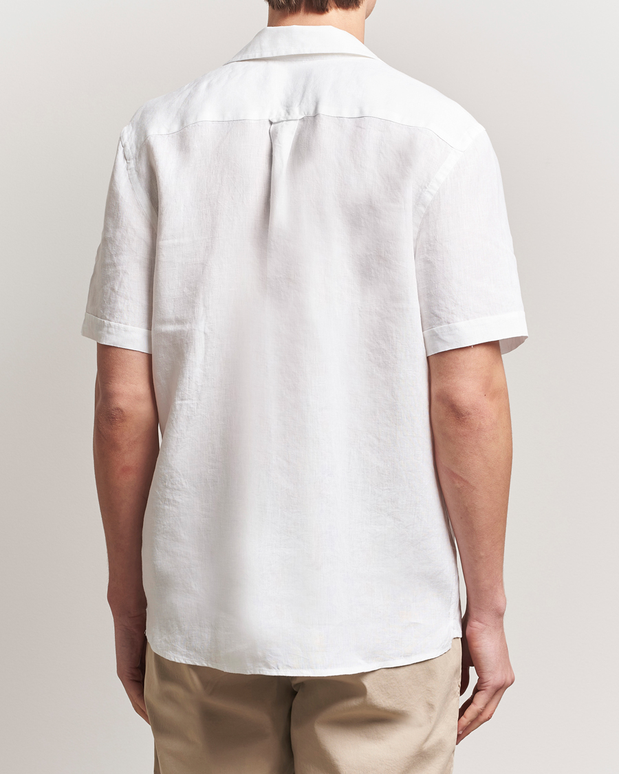 Herre | Skjorter | Morris | Resort Linen Shirt White
