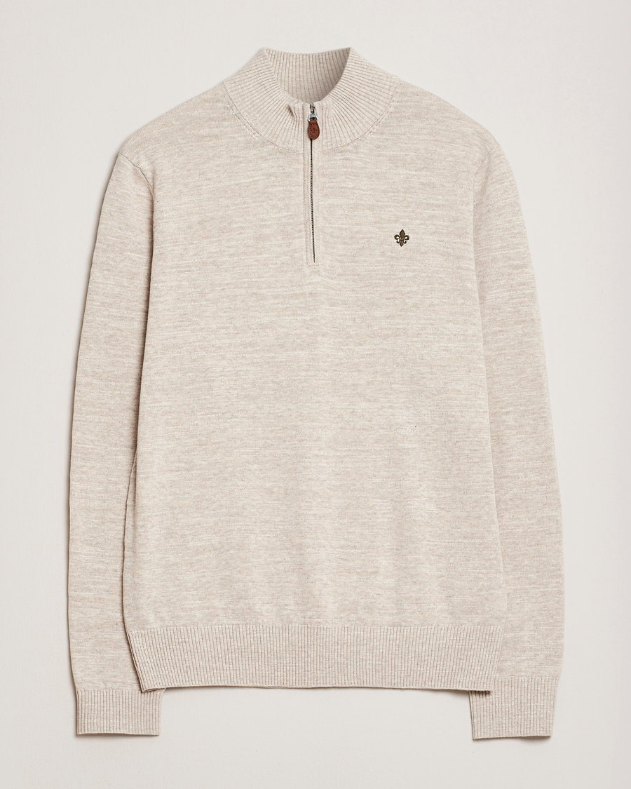Herre | Gensere | Morris | Randall Half Zip Khaki