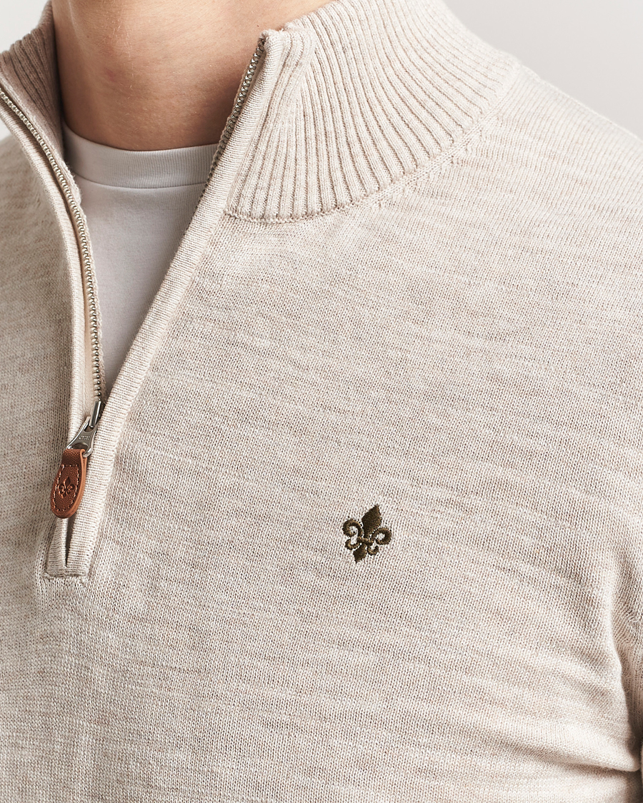 Herre | Gensere | Morris | Randall Half Zip Khaki