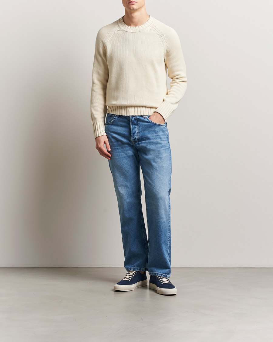 Herre | Gensere | Morris | Brooks Crew O-Neck Off White