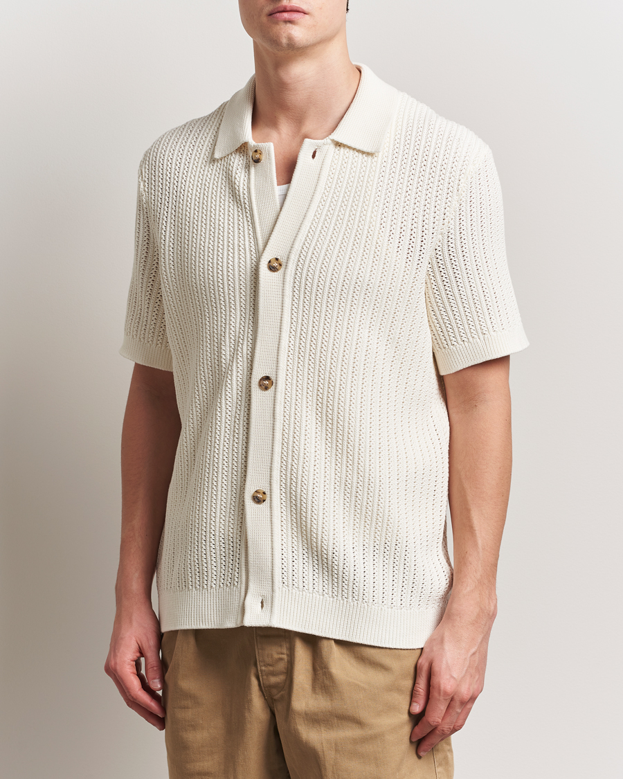 Herre | Skjorter | Morris | Connors Short Sleeve Shirt Off White