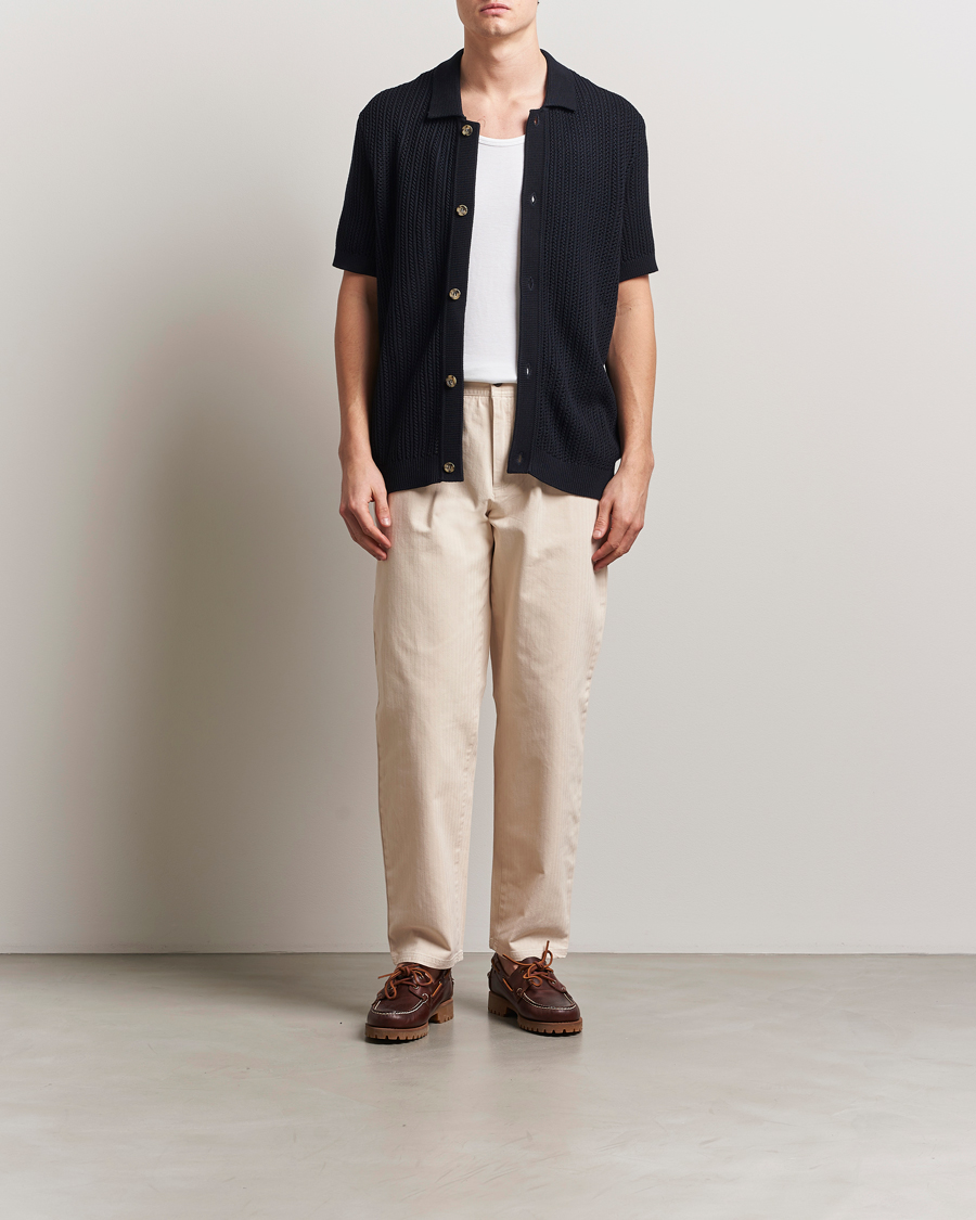 Herre | Skjorter | Morris | Connors Short Sleeve Shirt Old Blue