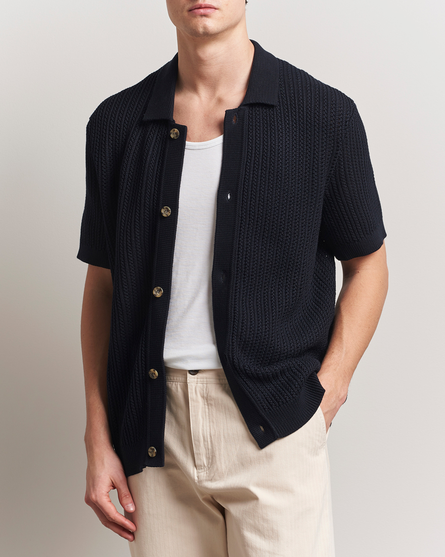 Herre | Skjorter | Morris | Connors Short Sleeve Shirt Old Blue