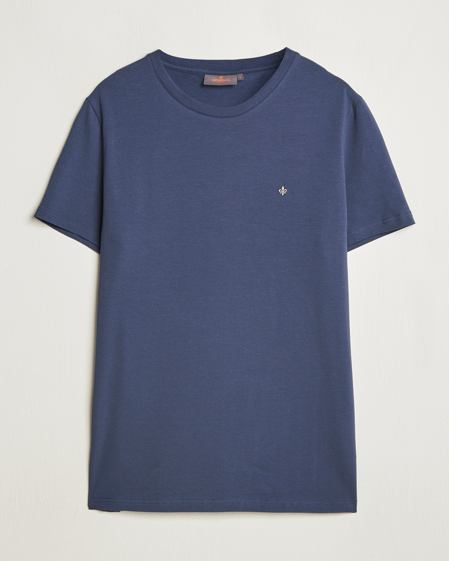 Herre | T-Shirts | Morris | James T-Shirt Dark Blue