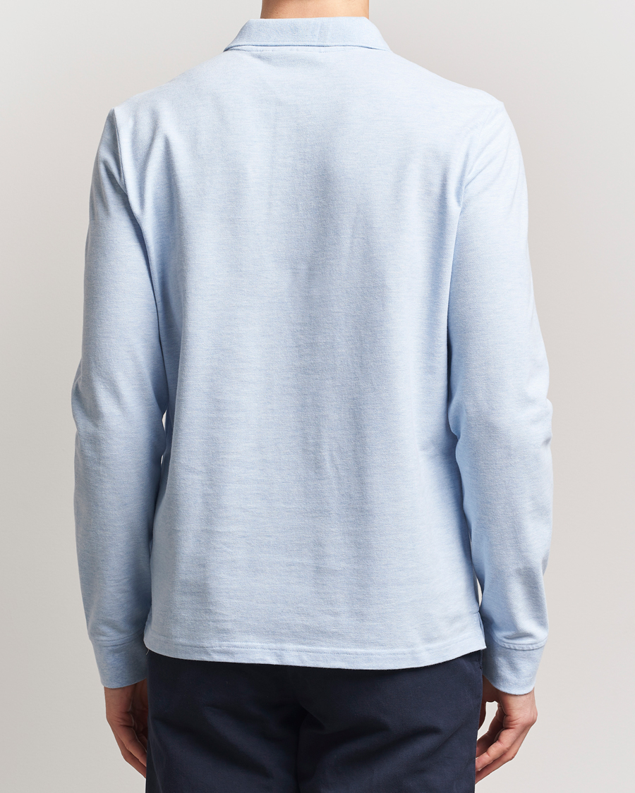 Herre | Gensere | Morris | Camden Long Sleeve Pique Light Blue