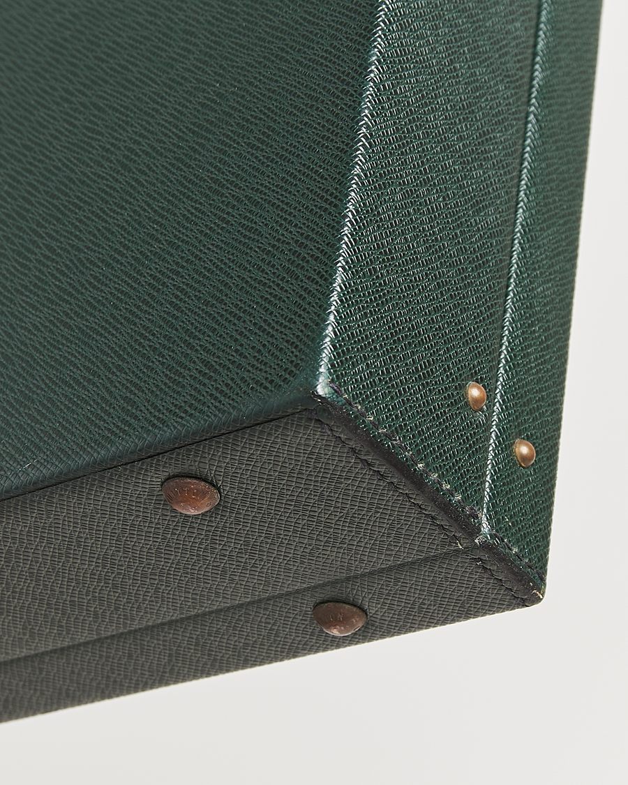 Herre | Pre-Owned & Vintage Bags | Louis Vuitton Pre-Owned | Diplomat Briefcase Taiga Green
