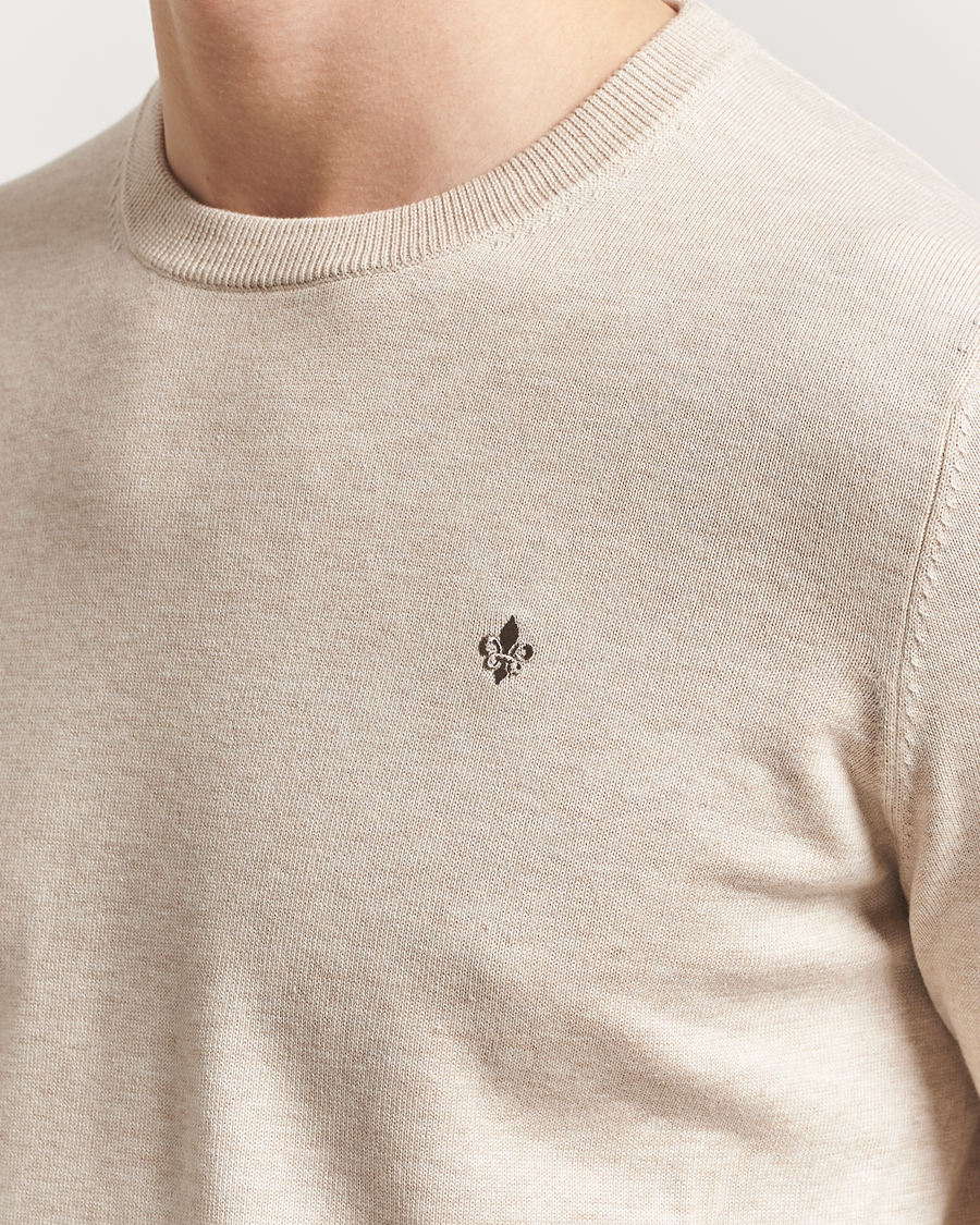 Herre | Gensere | Morris | Riley Cotton O-Neck Khaki