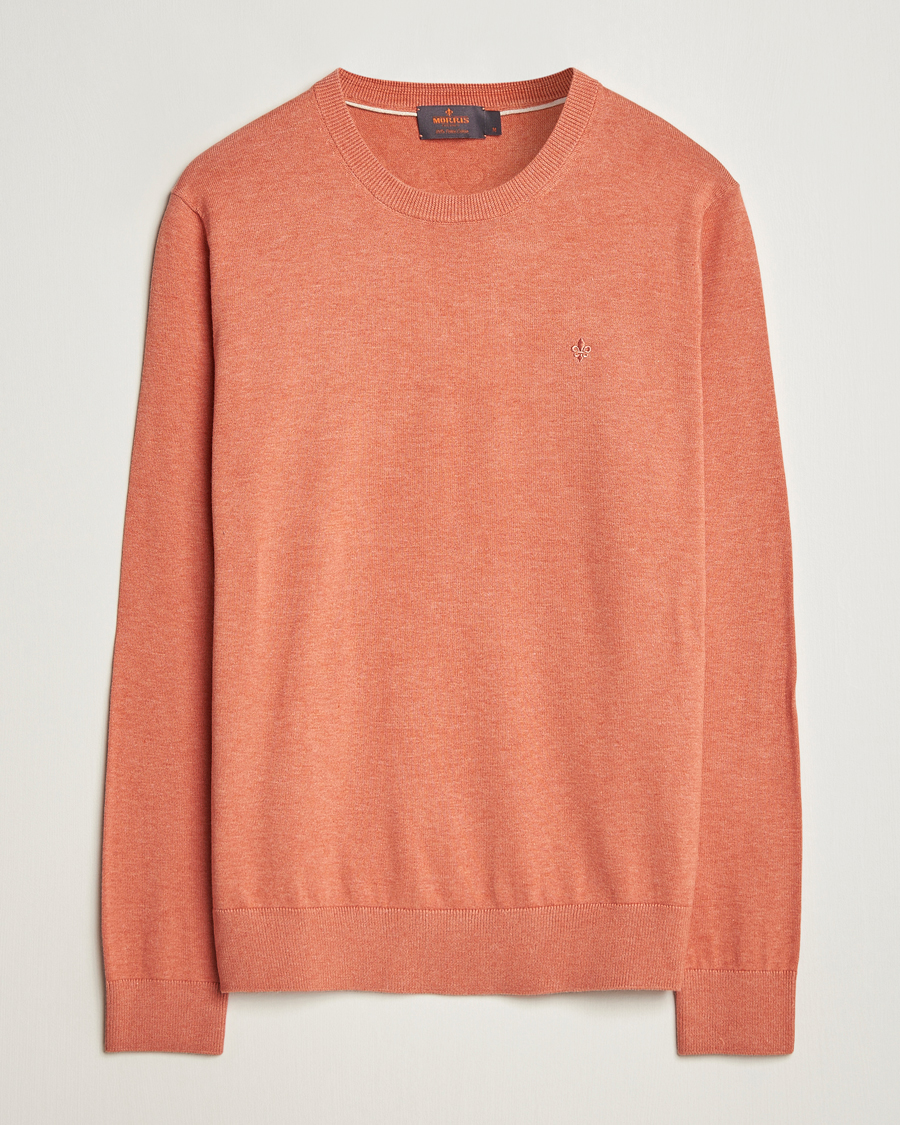 Herre | Gensere | Morris | Riley Cotton O-Neck Orange
