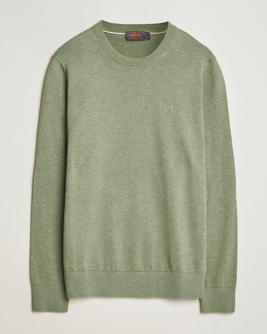 Herre | Gensere | Morris | Riley Cotton O-Neck Olive