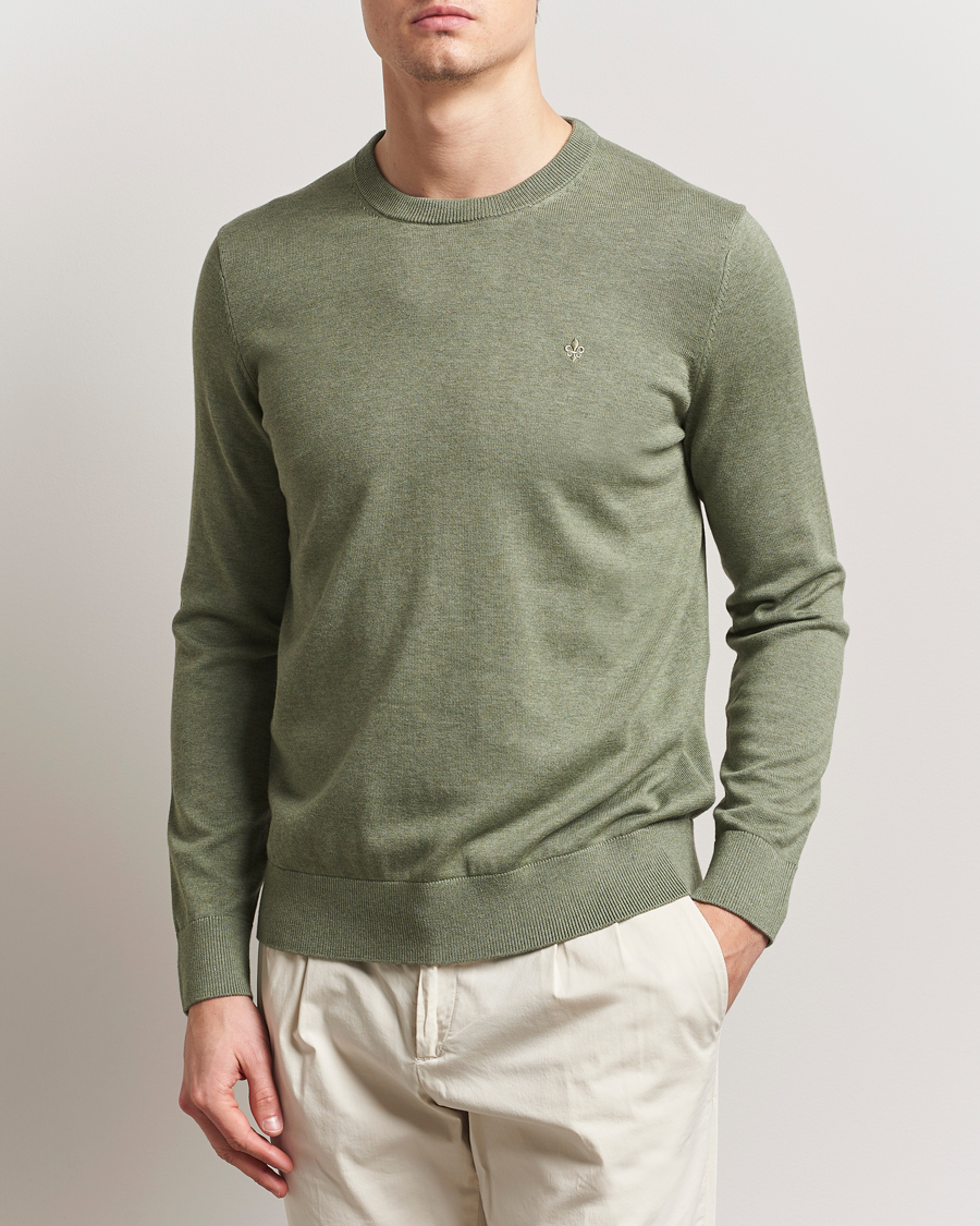 Herre | Gensere | Morris | Riley Cotton O-Neck Olive