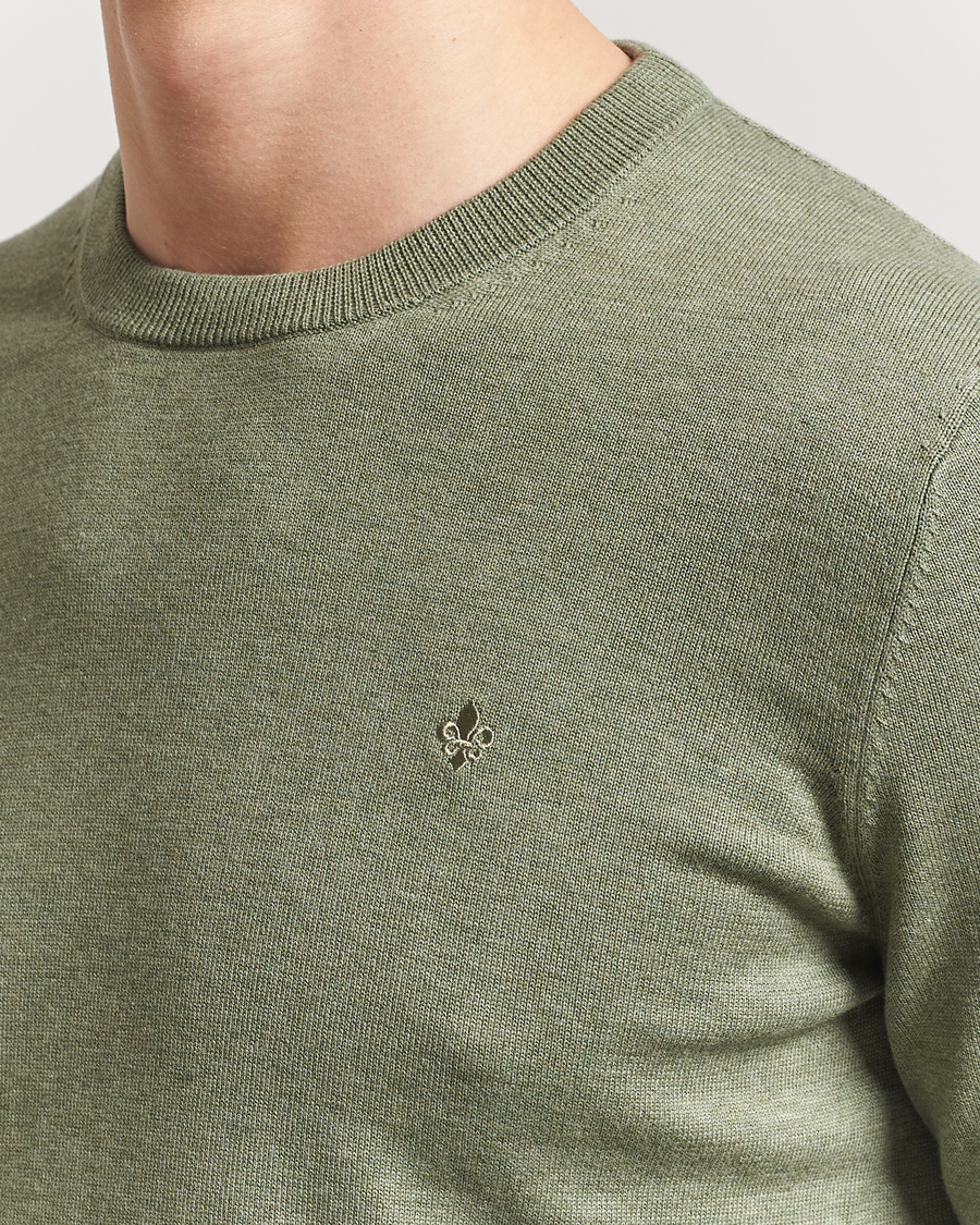 Herre | Gensere | Morris | Riley Cotton O-Neck Olive