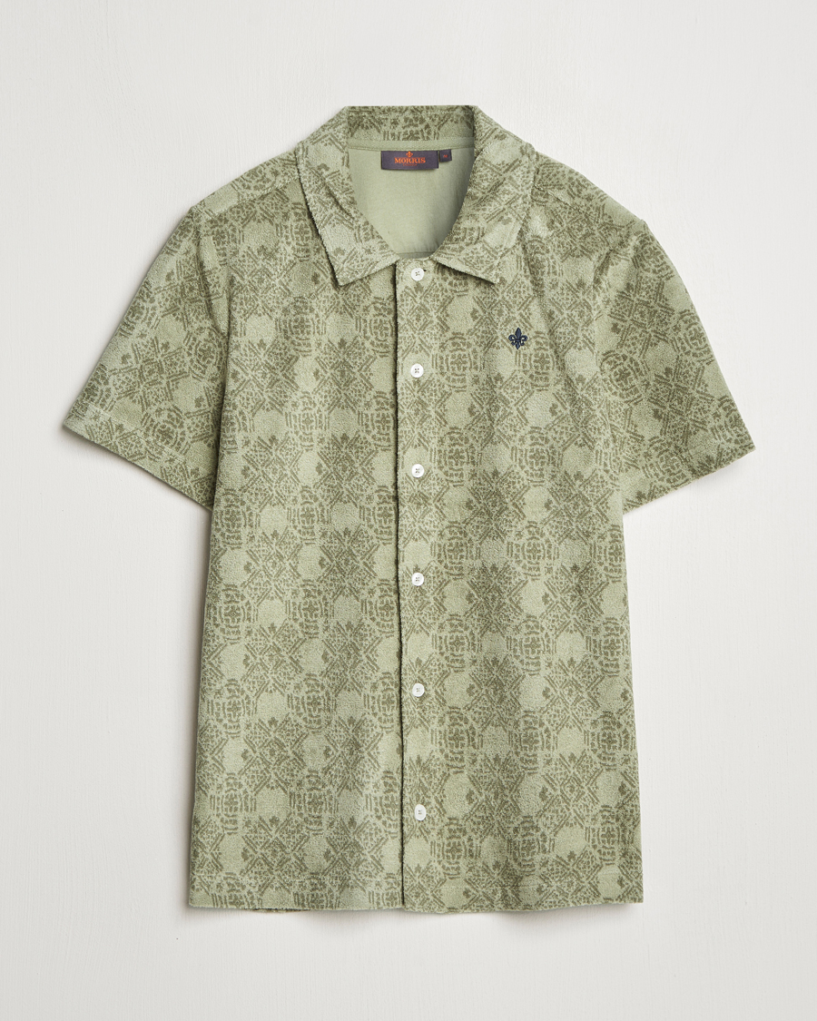 Herre | Skjorter | Morris | Shellby Terry Shirt Olive