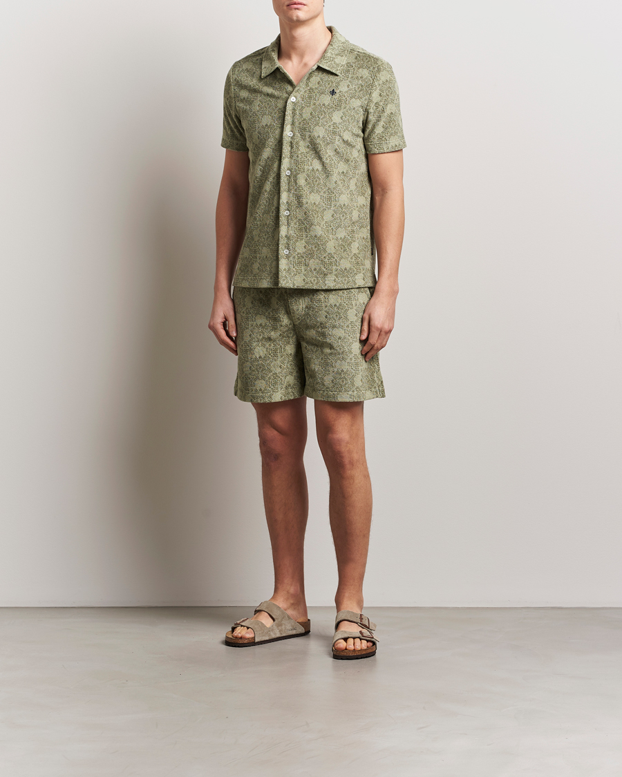 Herre | Skjorter | Morris | Shellby Terry Shirt Olive