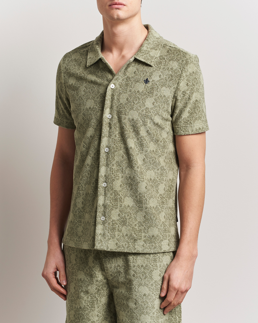 Herre | Skjorter | Morris | Shellby Terry Shirt Olive