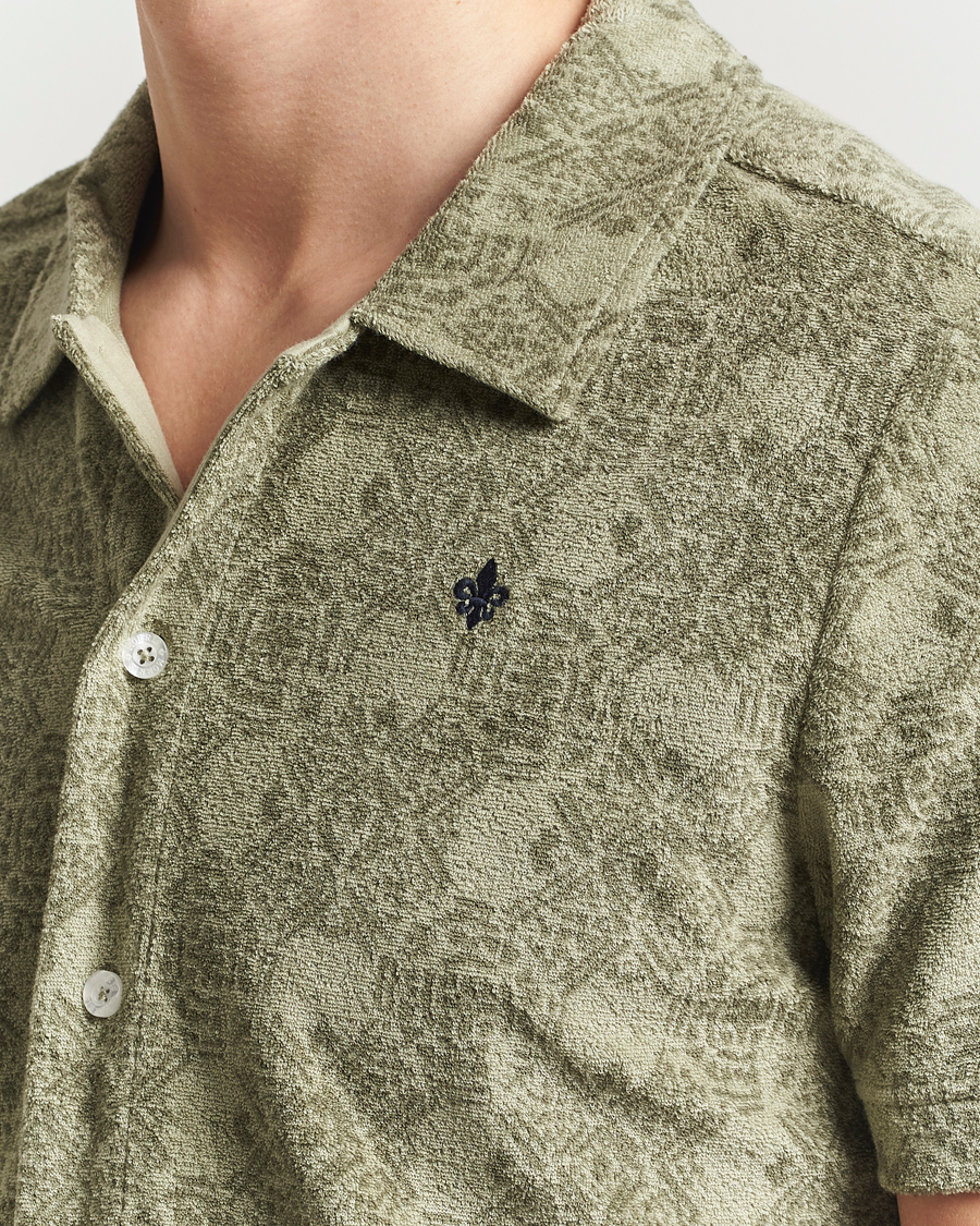 Herre | Skjorter | Morris | Shellby Terry Shirt Olive
