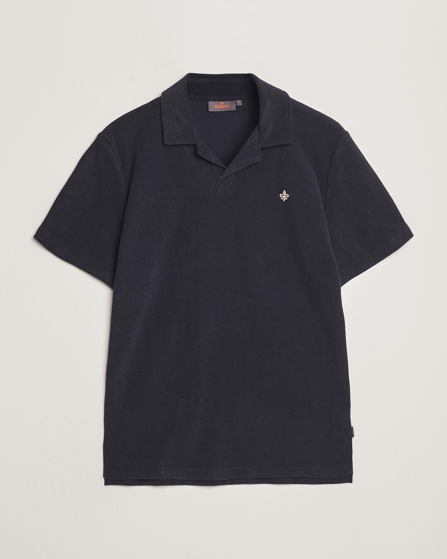 Herre | Pikéer | Morris | Delon Terry Shirt Old Blue
