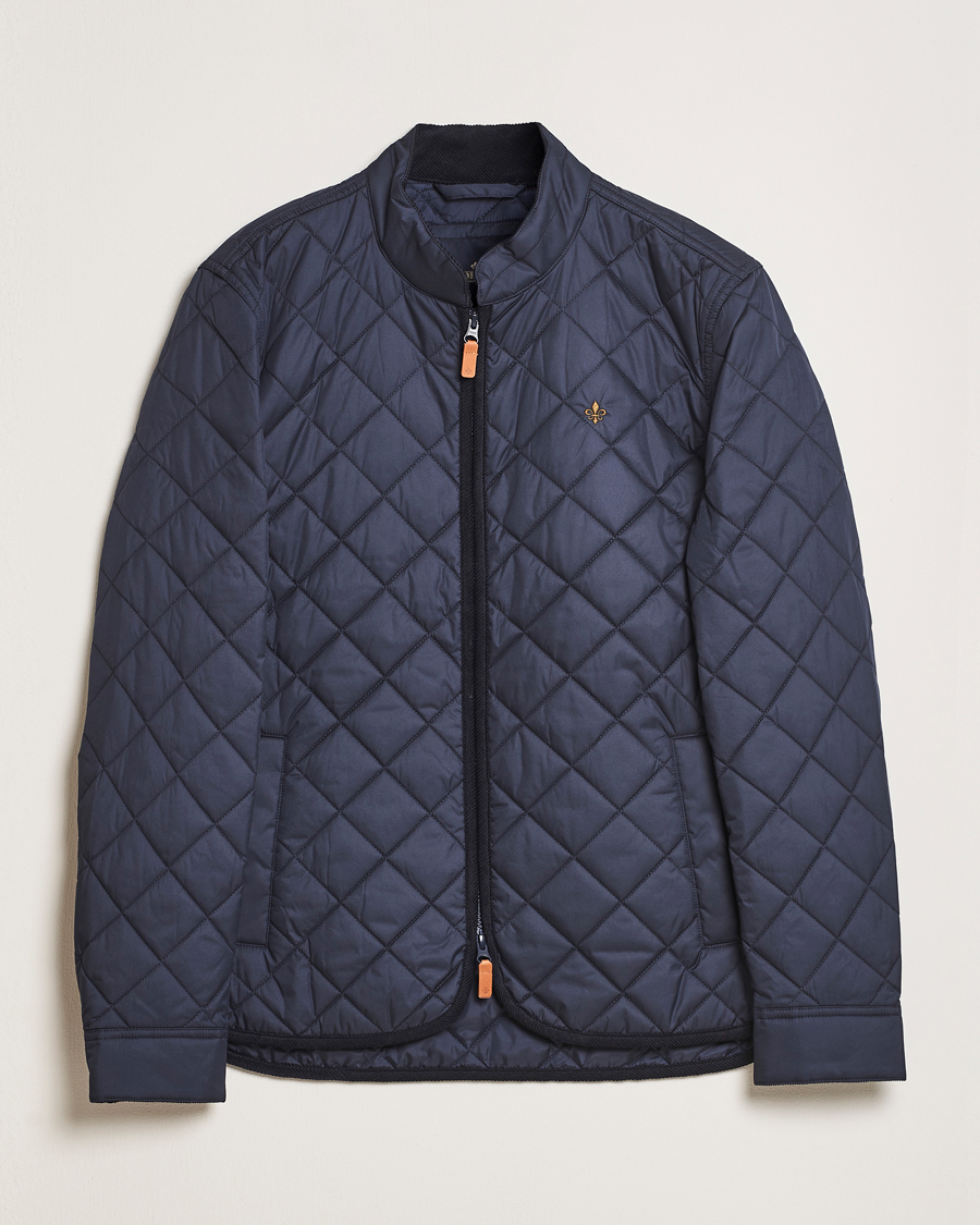 Herre | Jakker | Morris | Teddy Quilted Jacket Navy