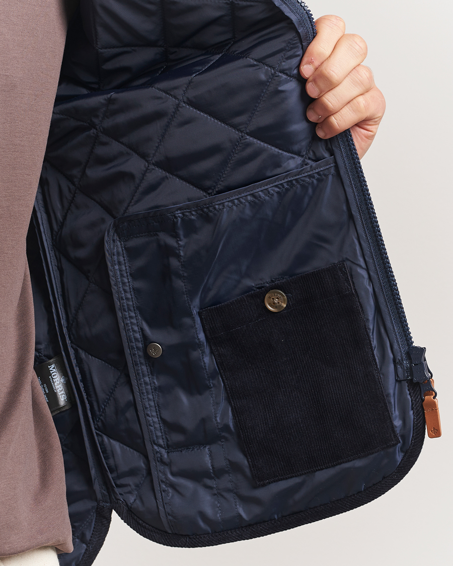Herre | Jakker | Morris | Teddy Quilted Jacket Navy