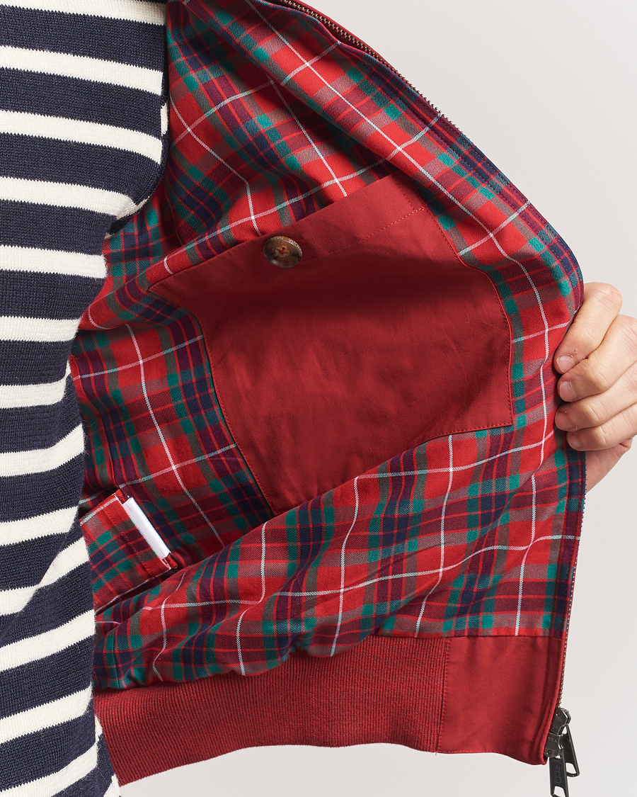 Herre | Jakker | Baracuta | G9 Original Harrington Jacket Dark Red