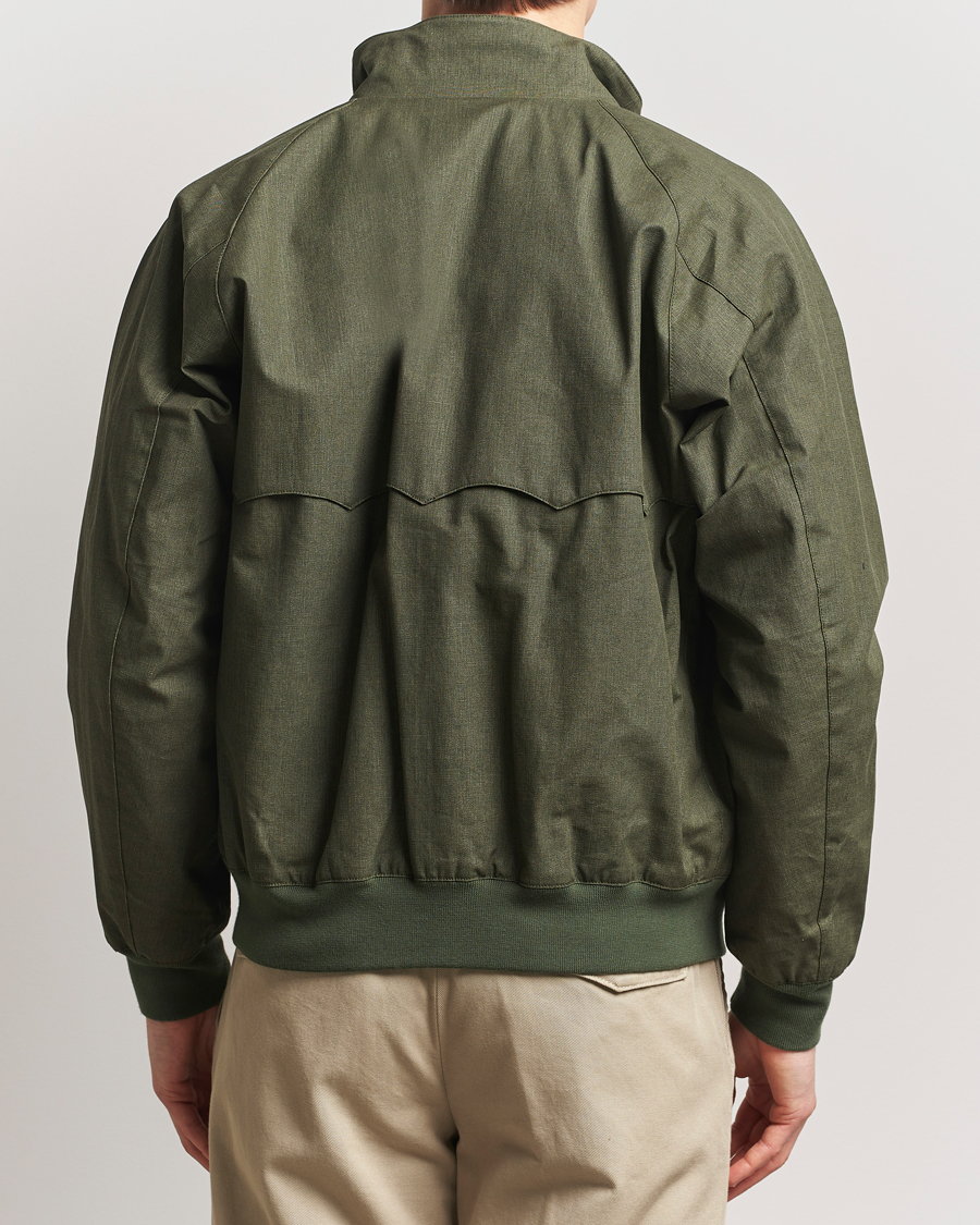 Herre | Jakker | Baracuta | Tent Cloth Coated Cotton/Linen G9 Jacket Green