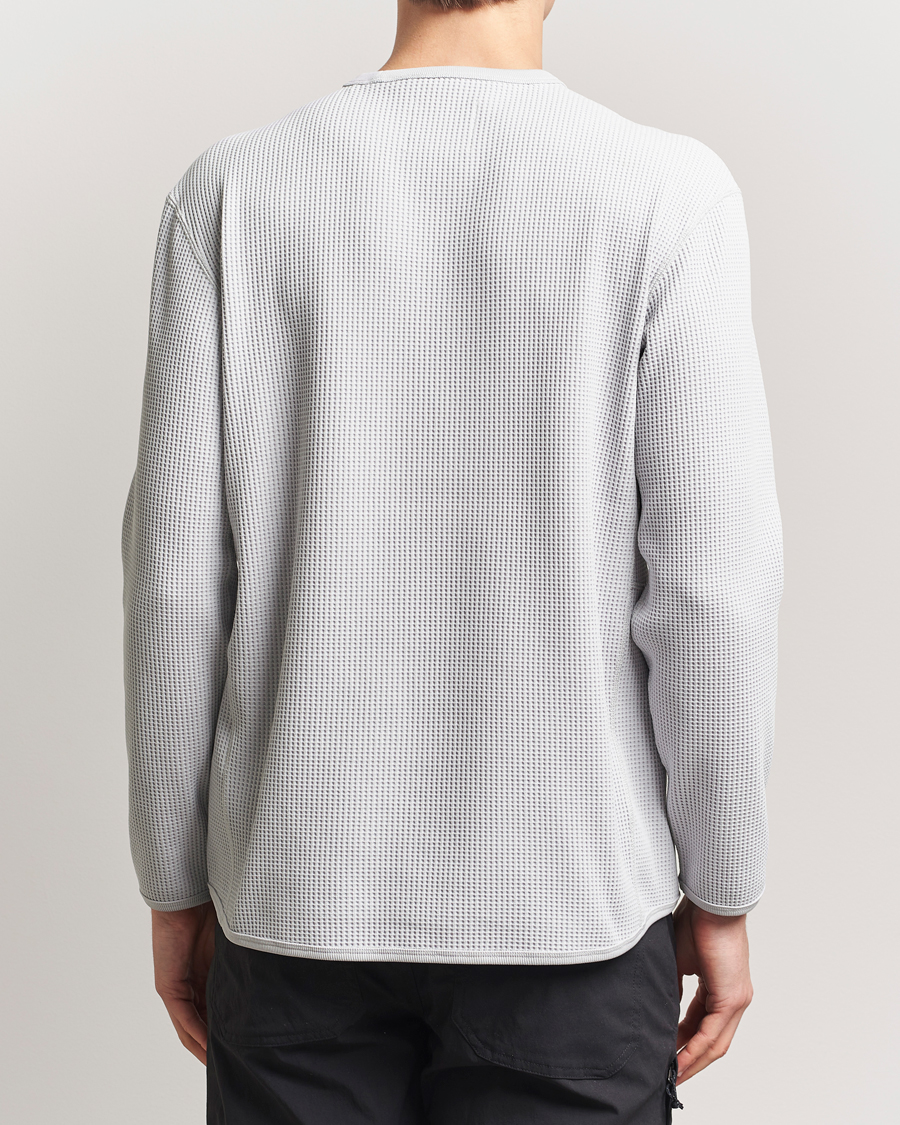 Herre | T-Shirts | Snow Peak | Dry Waffle Long Sleeve T-Shirt Light Grey