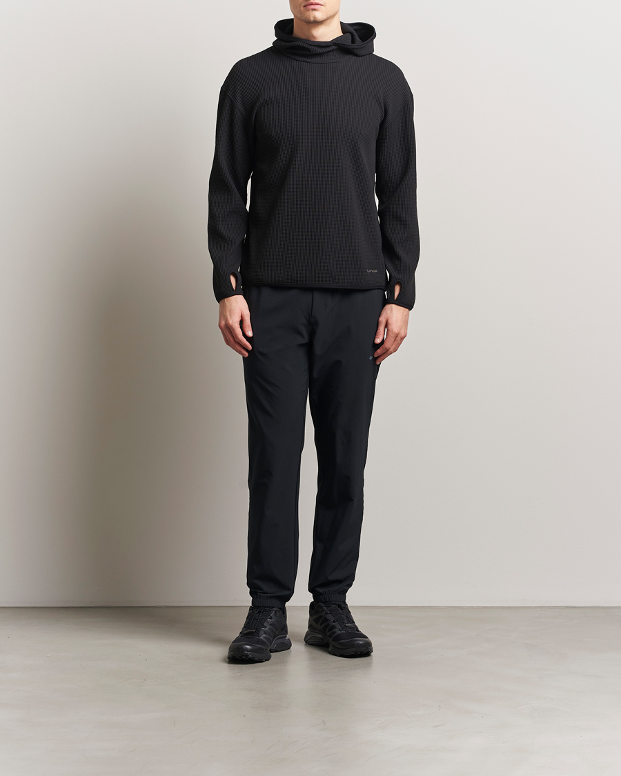 Herre | Gensere | Snow Peak | Dry Waffle Hoodie Black