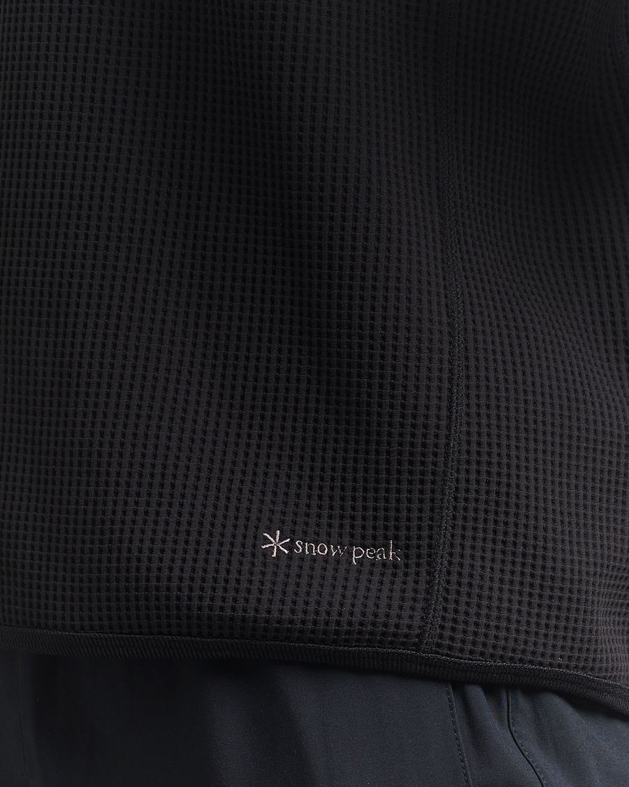 Herre | Gensere | Snow Peak | Dry Waffle Hoodie Black